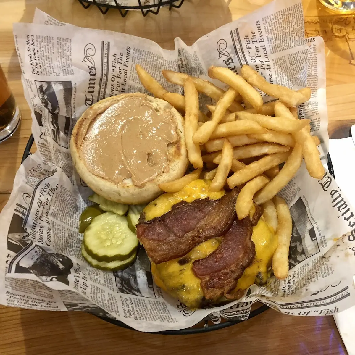 Peanut Butter Bacon Burger