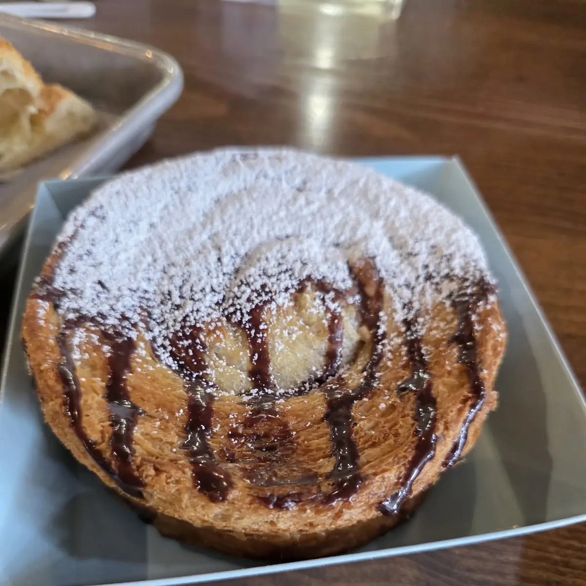 Pistachio Cream Cheese Cruffin