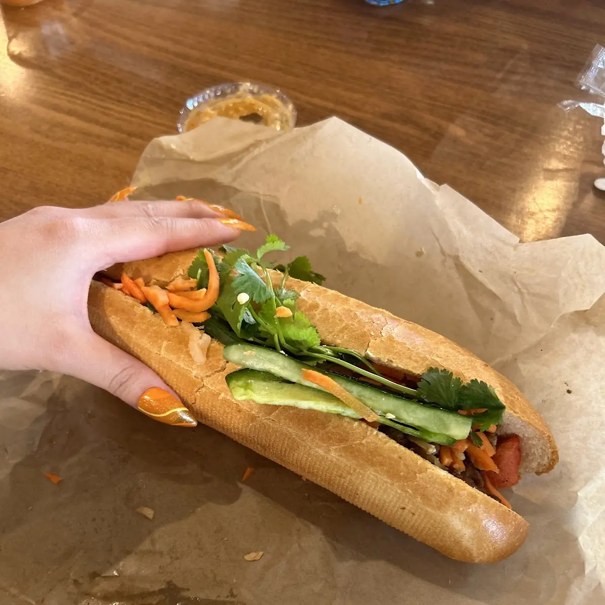Traditional Vietnamese Banh MI Sandwich