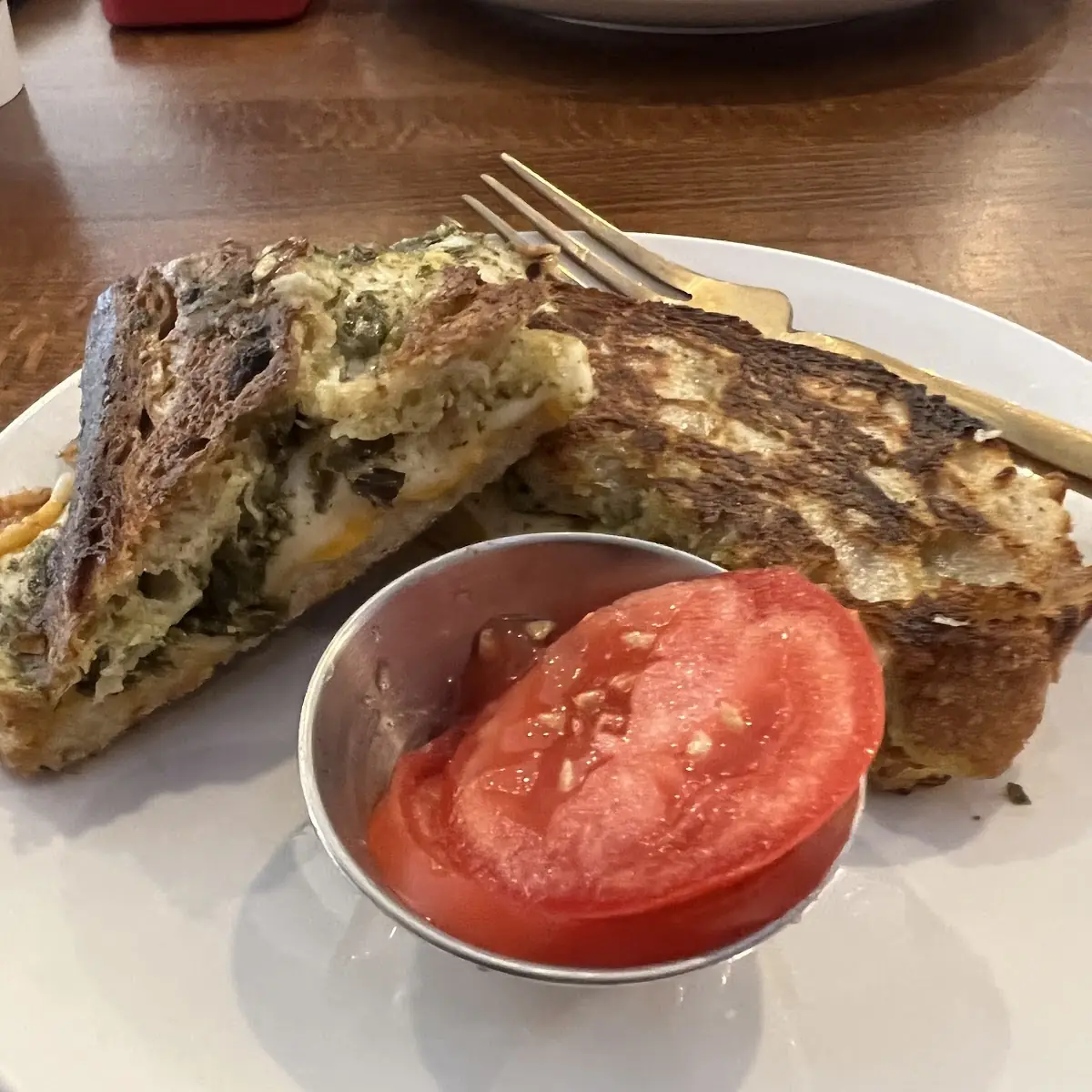 Grilled Cheese with Tomato