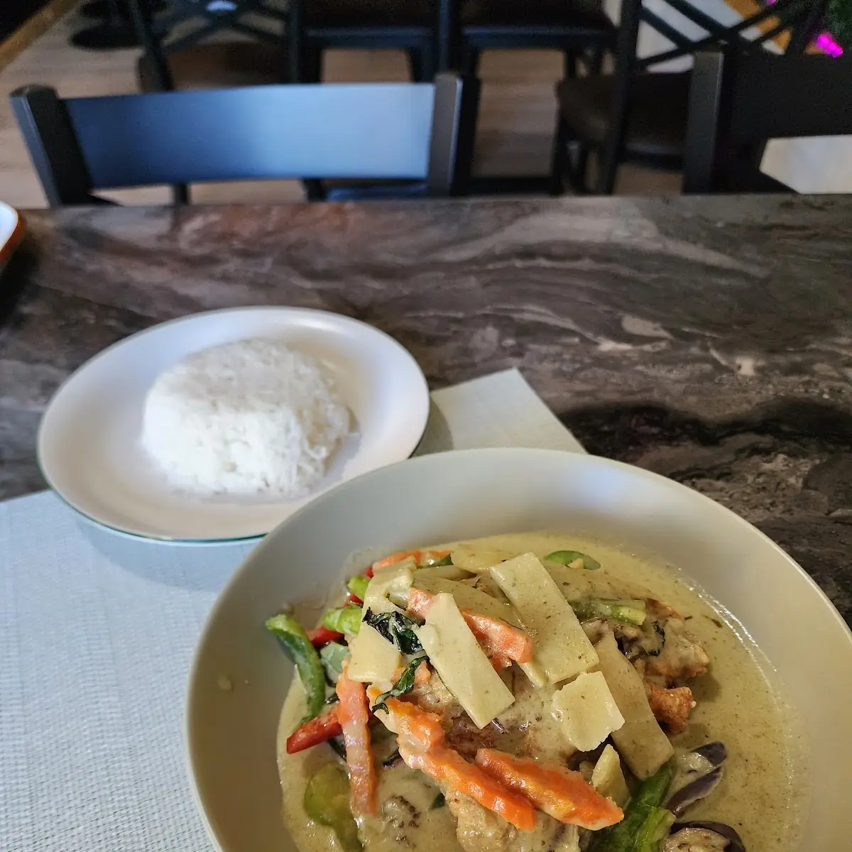 Green Curry Red Snapper
