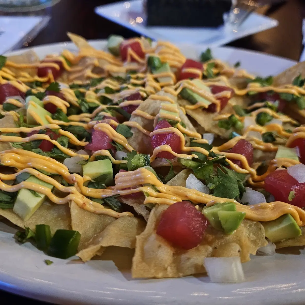 Tuna Poke Nachos