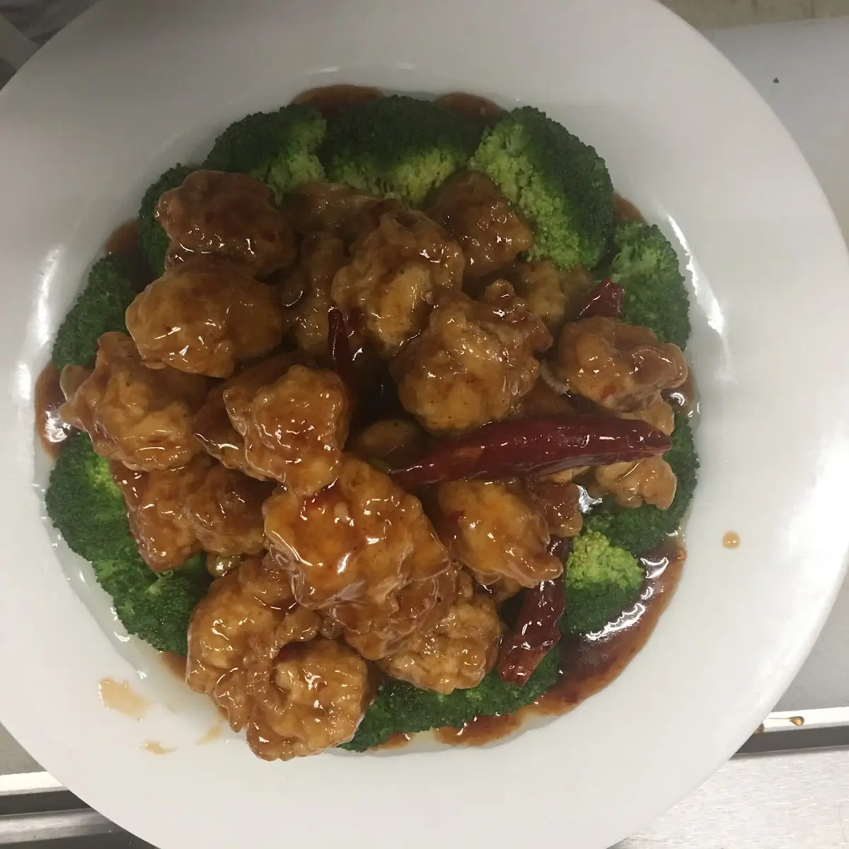 General TSO's Chicken Vegetable Delight