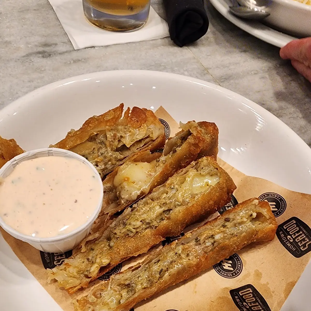 Boudin Egg Rolls