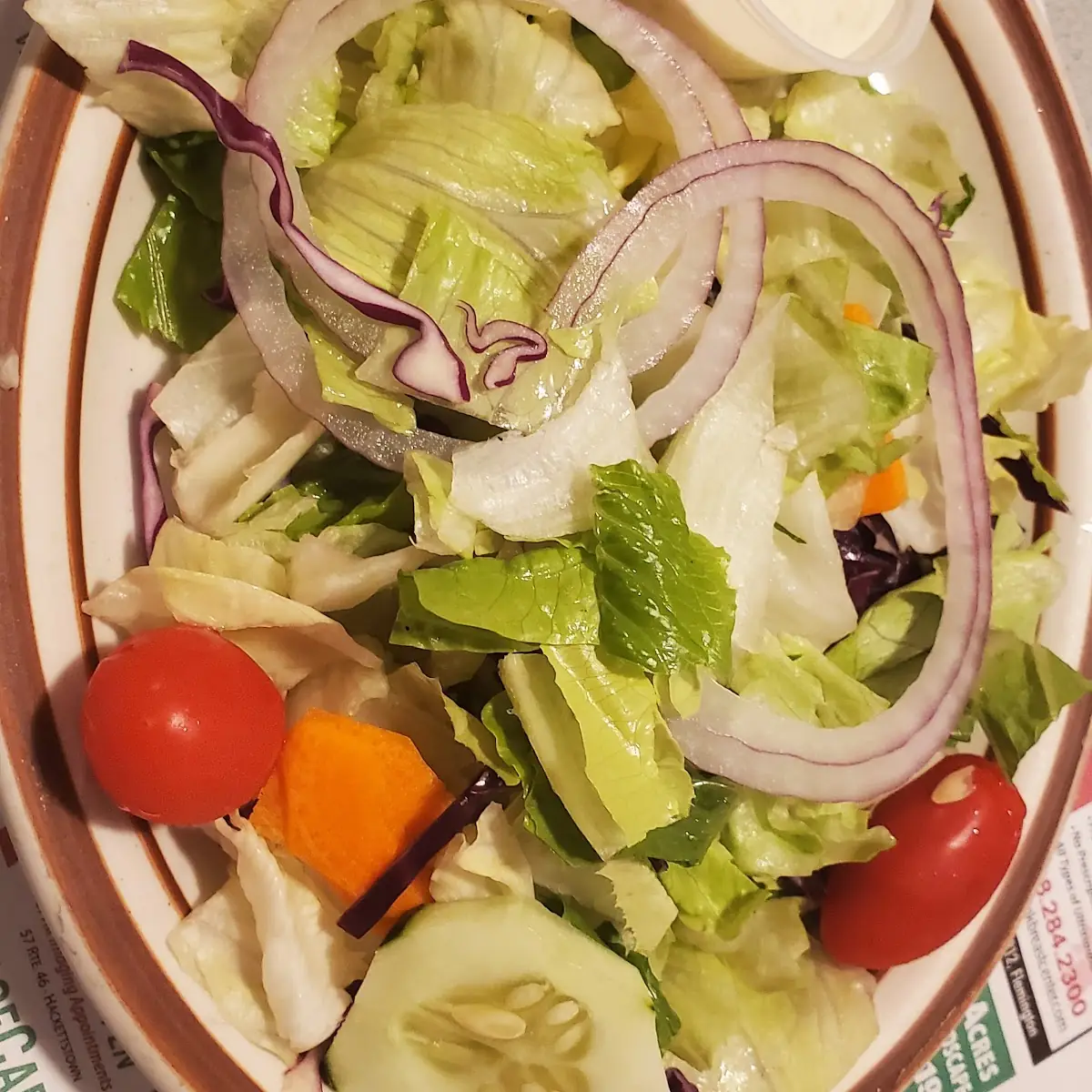 Side Salad with Ranch