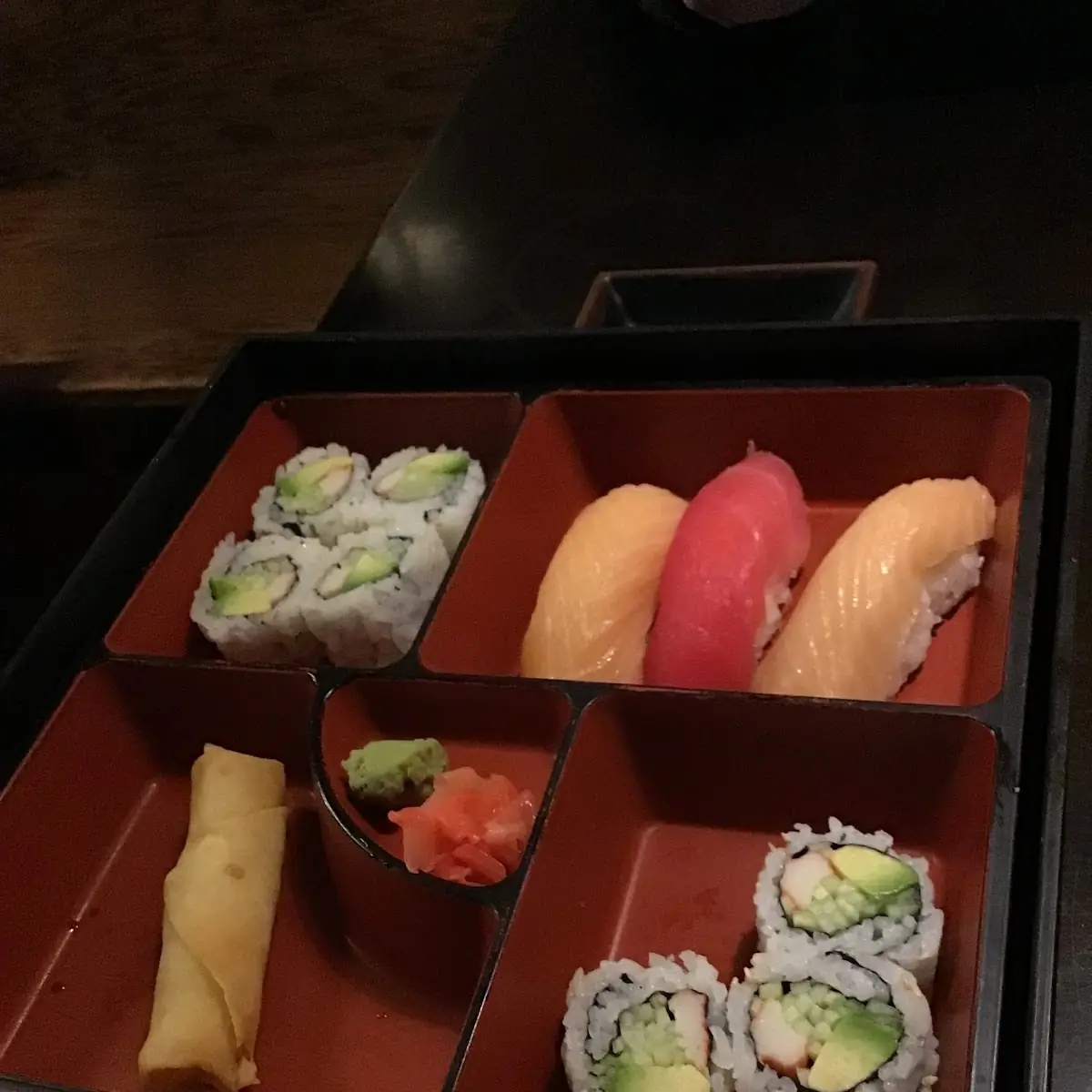 Sushi Dinner Bento - No Vegetable & Rice Included