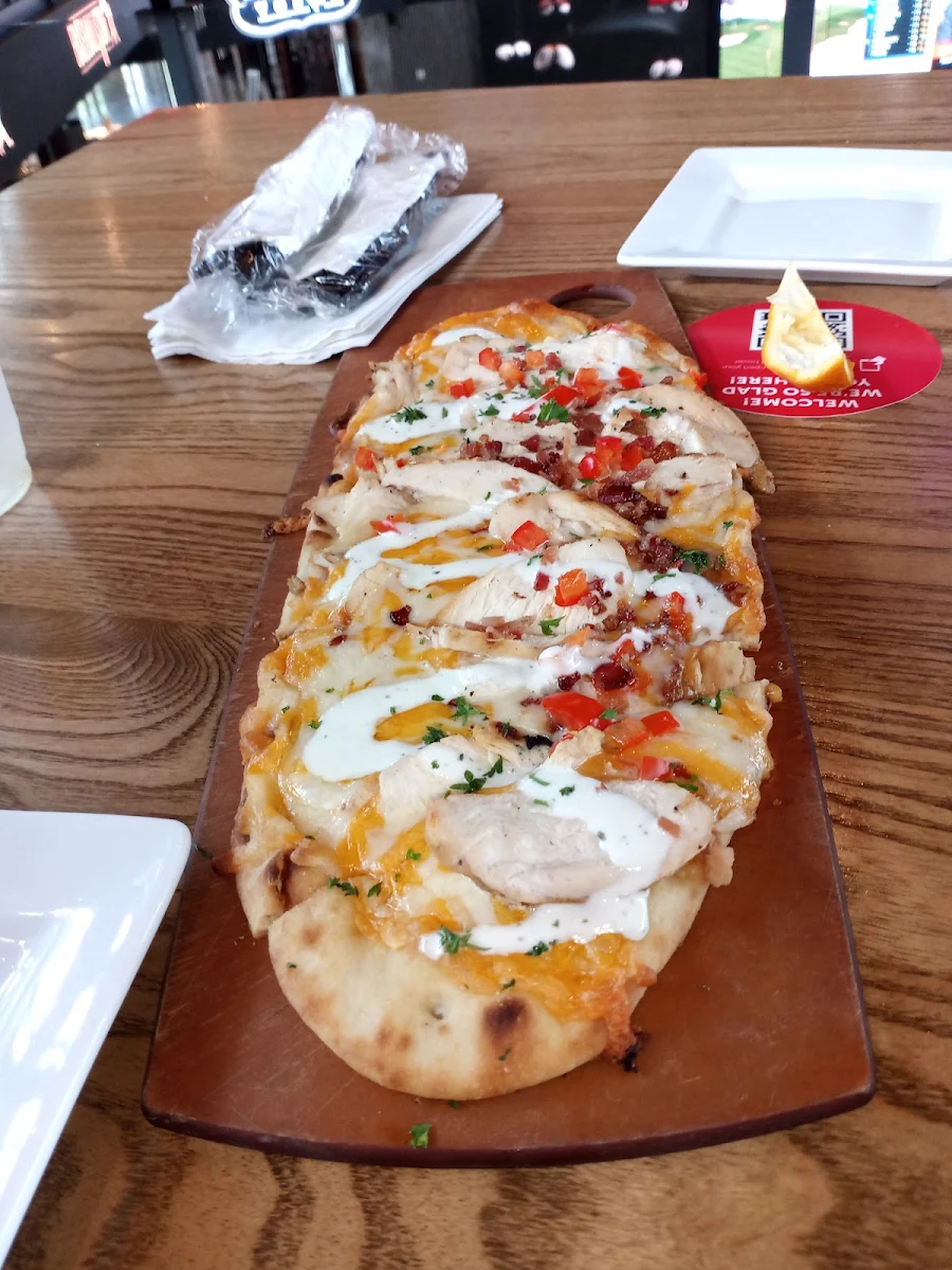 Chicken Bacon Ranch Flatbread