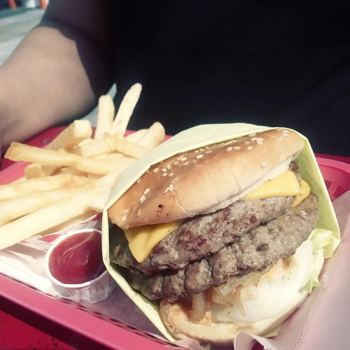 dbl Jumbo Cheeseburger Combo