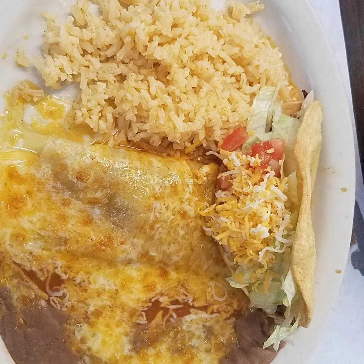 Taco Enchilada Combo