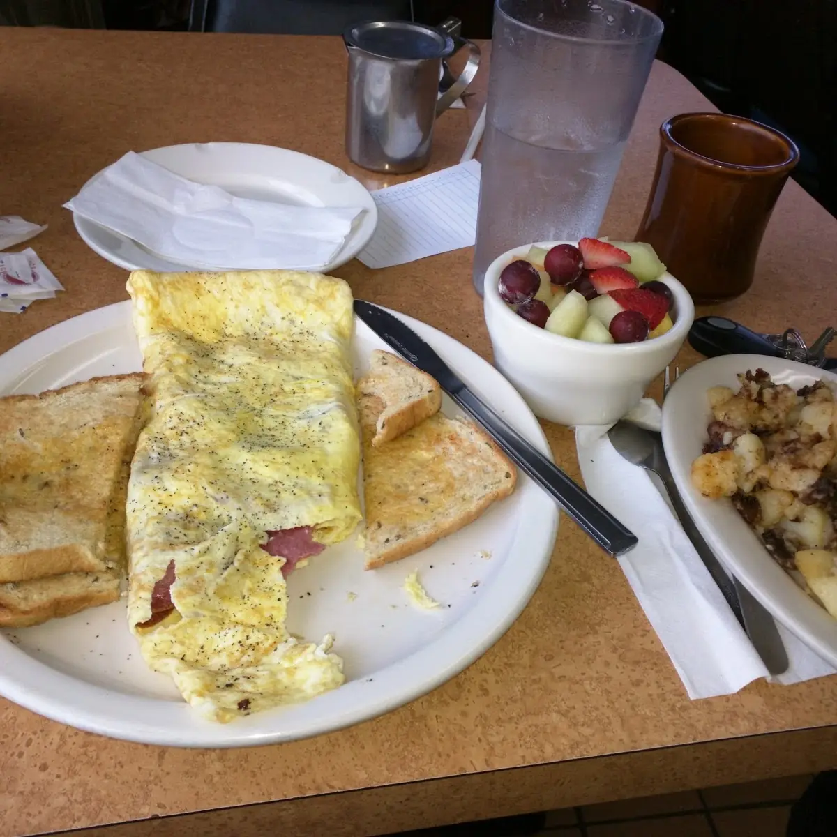 Recon and Cheese Omelette