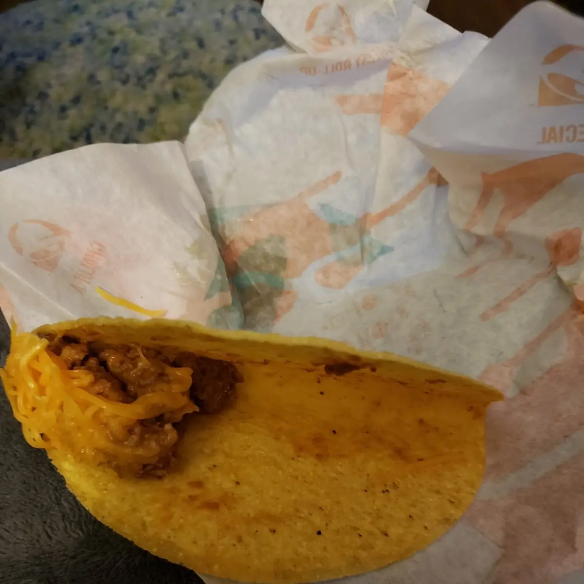 Hard Taco Plop Definitely not What I Ordered