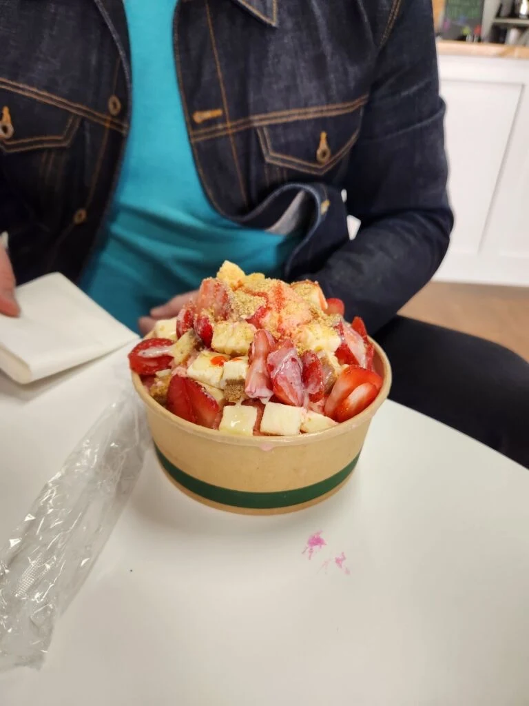Strawberry Cheesecake Bingsu