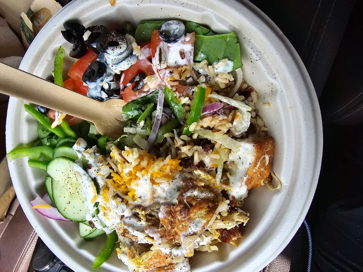 Shawarma Chicken Rice Bowl, Subway