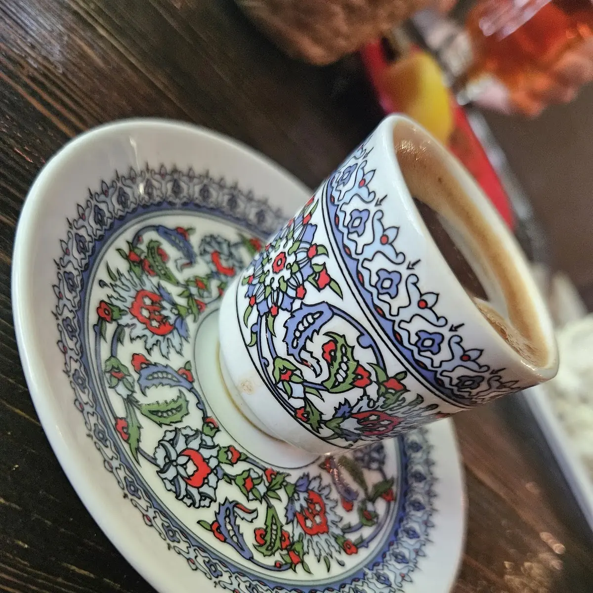Turkish Coffee with Turkish Delight