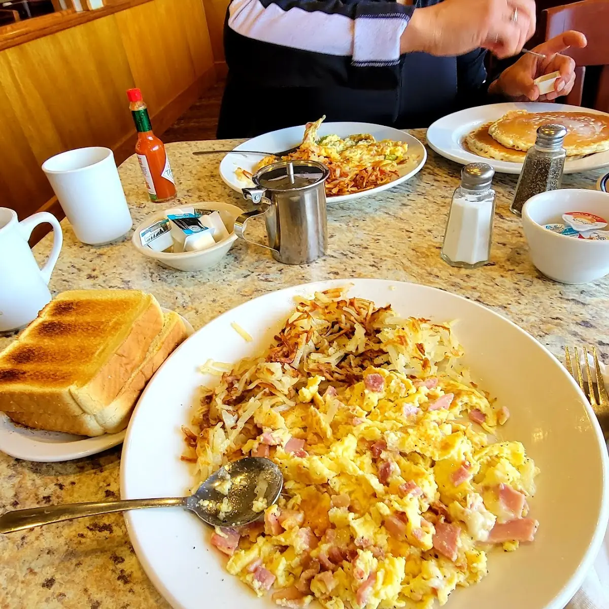 Ham and Cheese Scrambled Egg