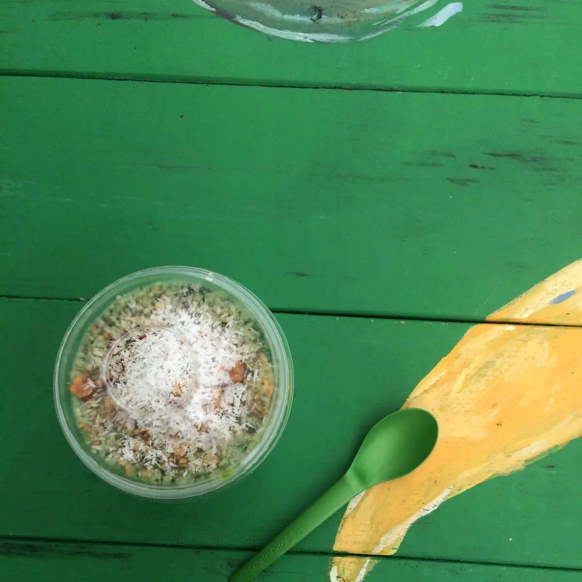 Key Lime Smoothie with Toppings