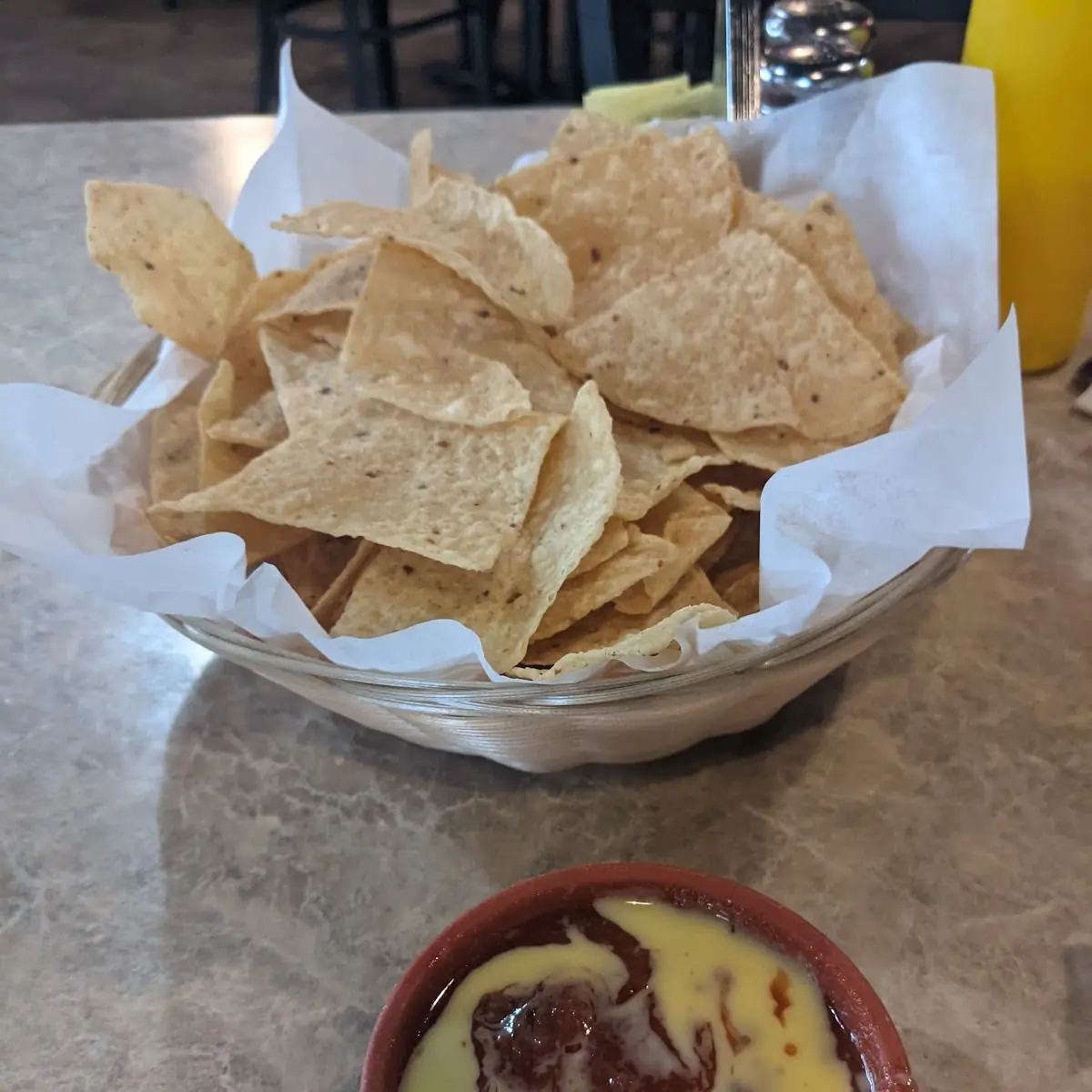 Tortilla Chips Withild Hot Sauce