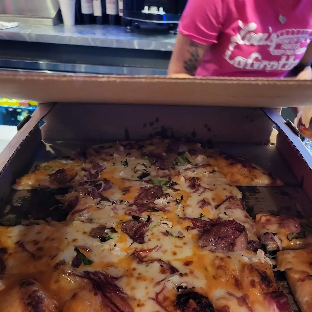 Corned Beef & Cabbage Pizza