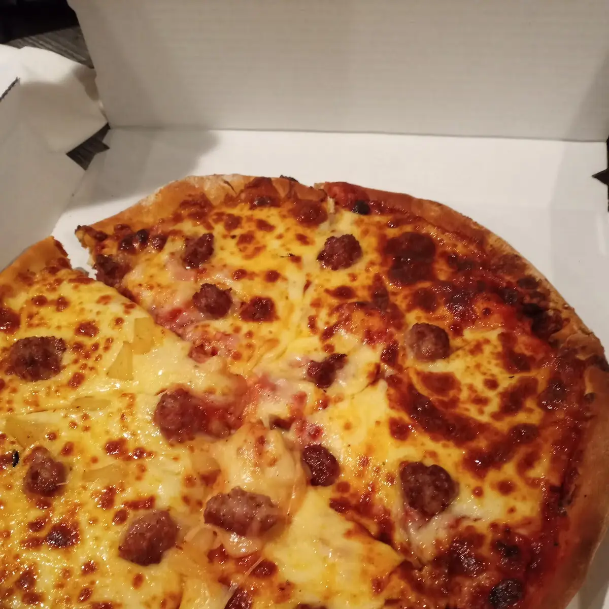 Deep Dish Sausage Pizza