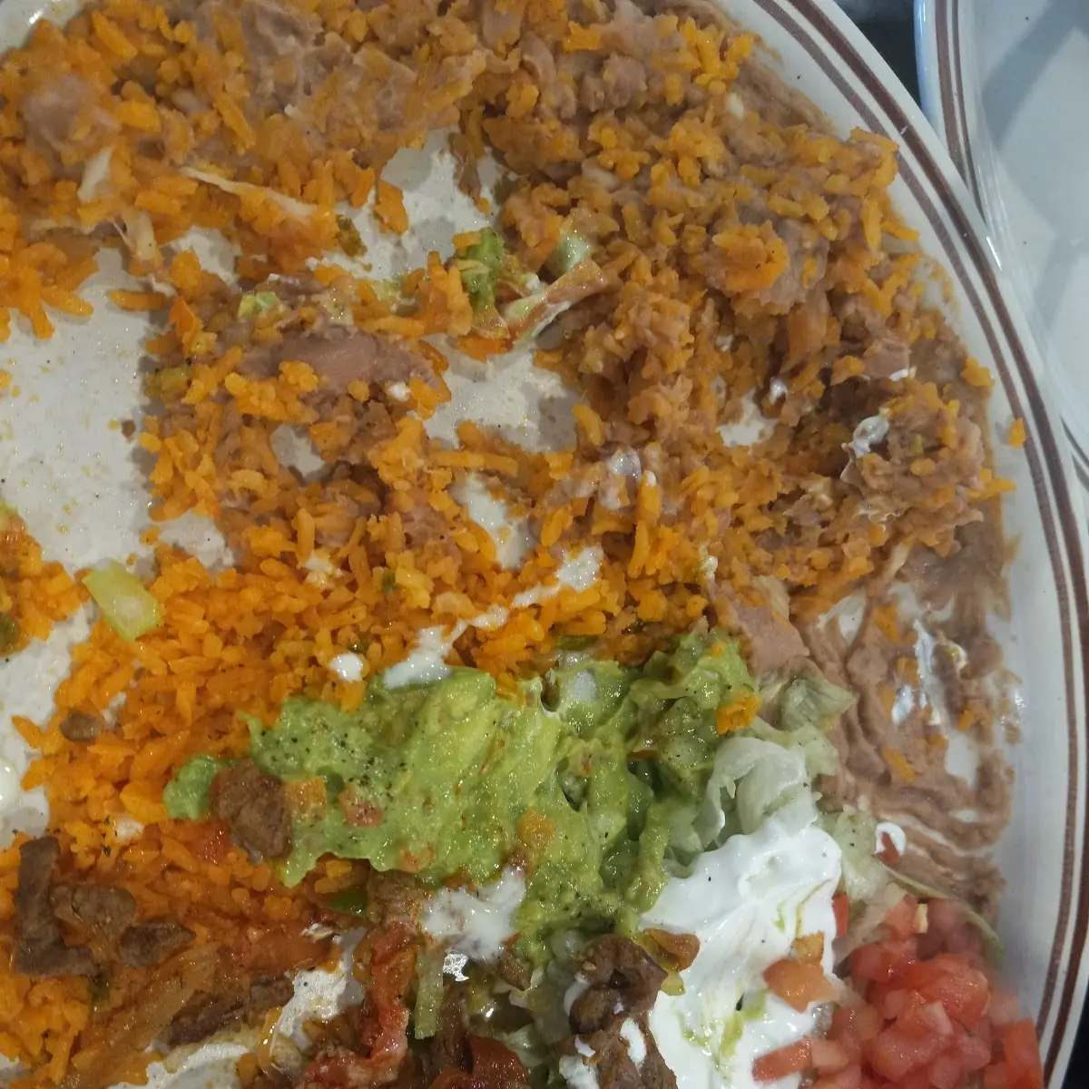 Beef Fajitas Beans & Rice