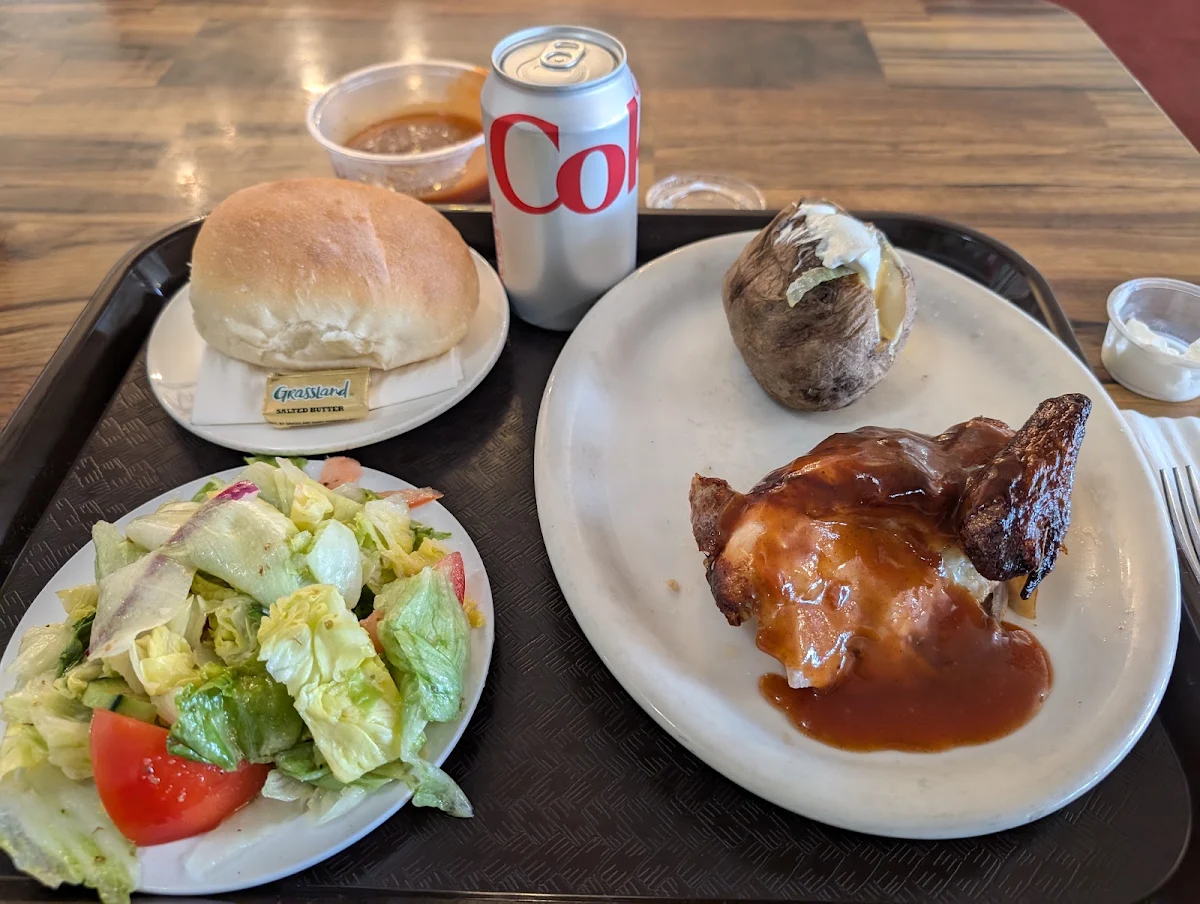 BBQ Chicken with Baked Potato