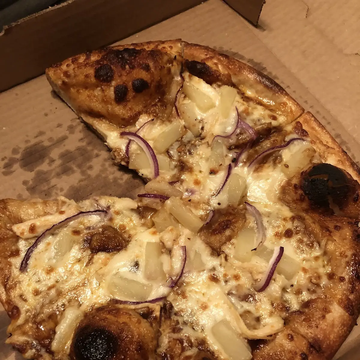 1 2 Hawaiian BBQ Chicken Pizza 14