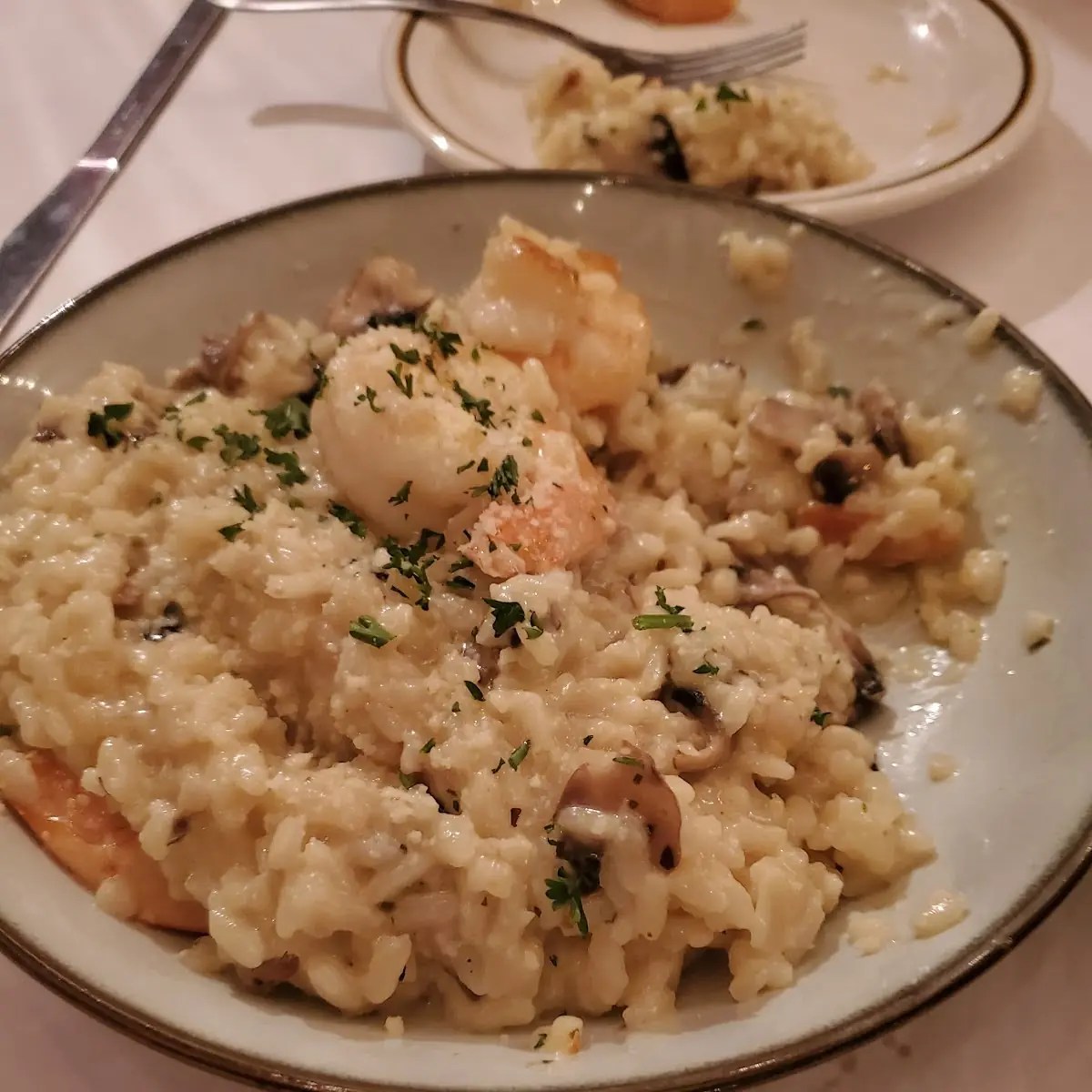 Shrimp and Mushroom Risotto