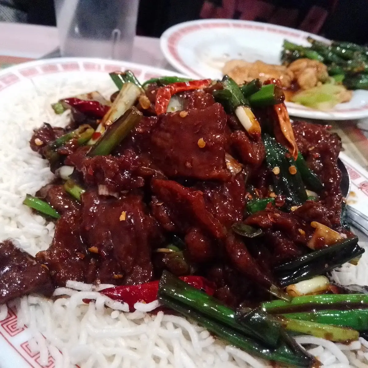 Curry Beef Combination Plate Dinner