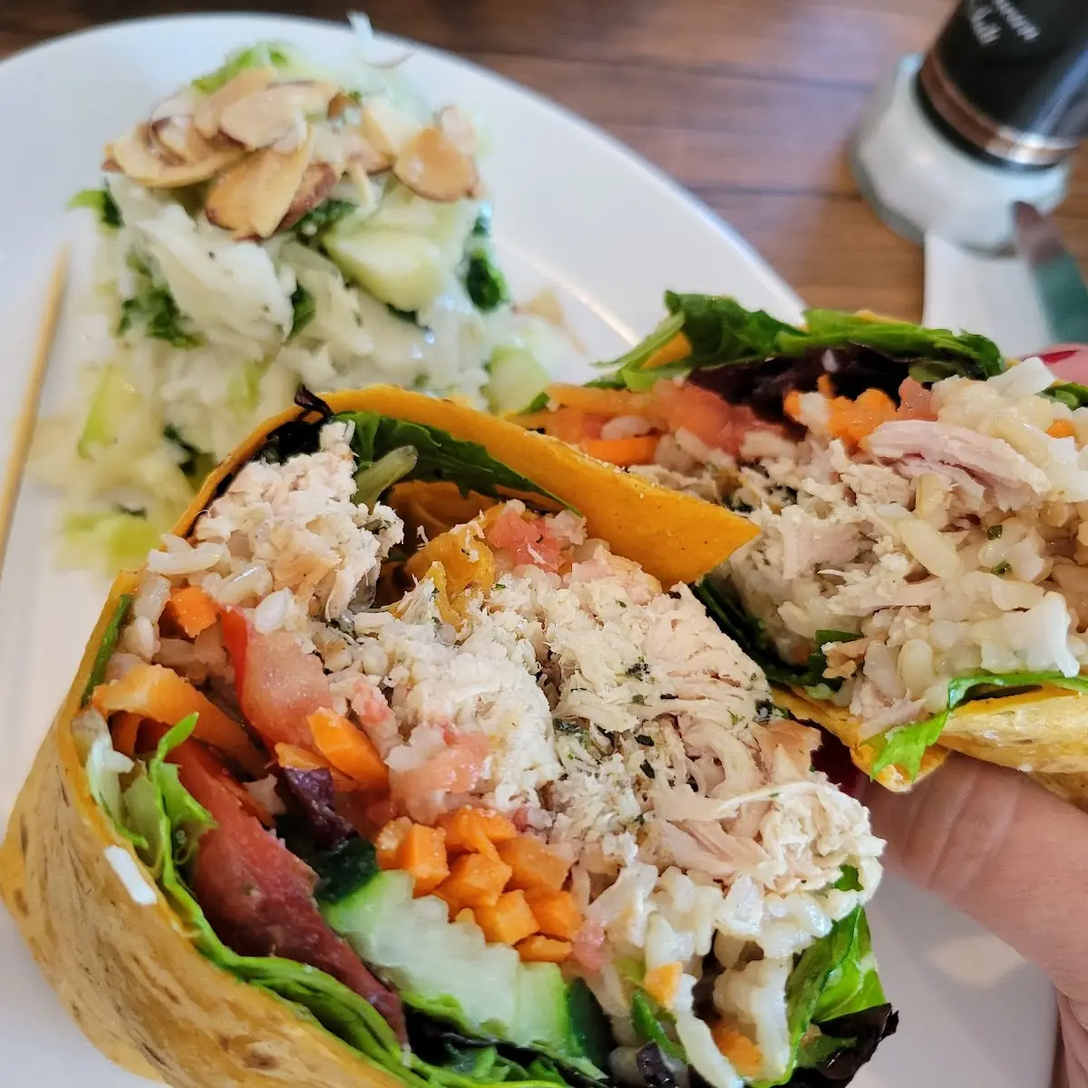 Chicken Rice Wrap