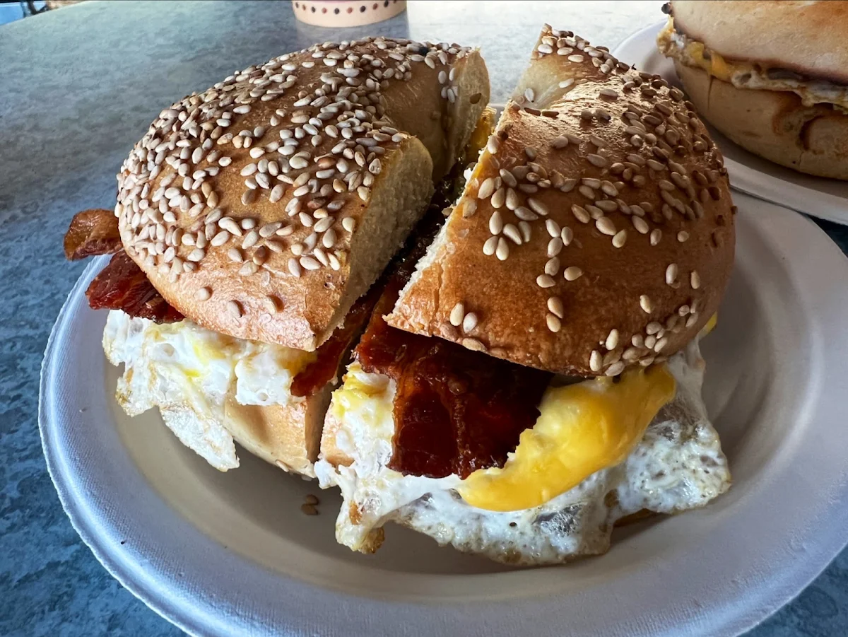 Bacon Egg Cheese Sesame Bagel