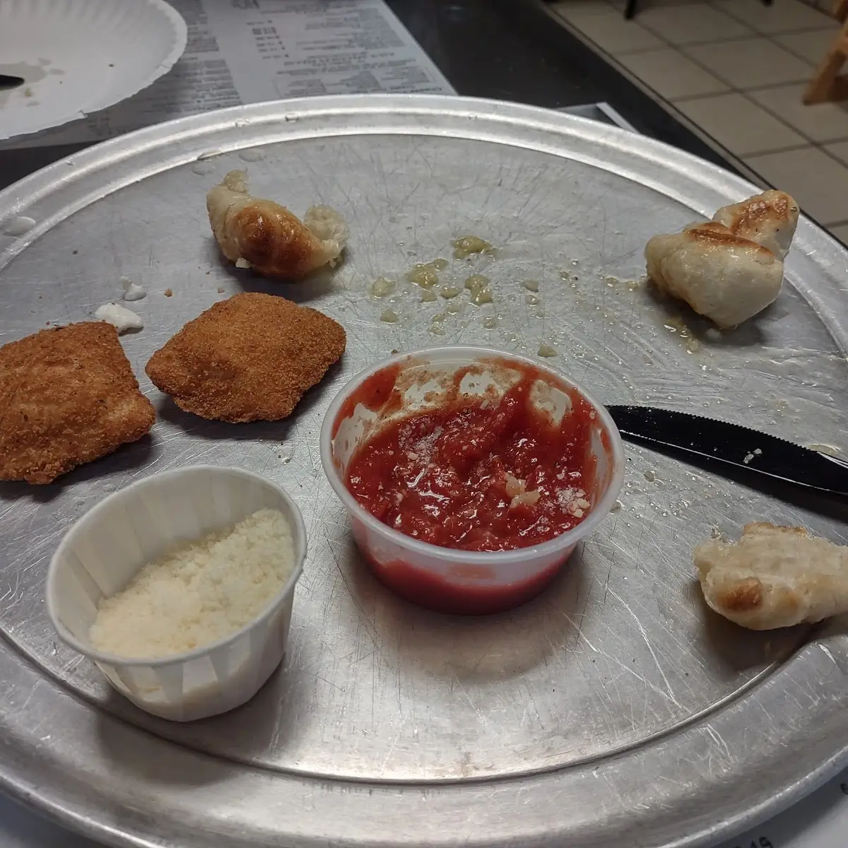 Fried Ravioli and Garlic Knots