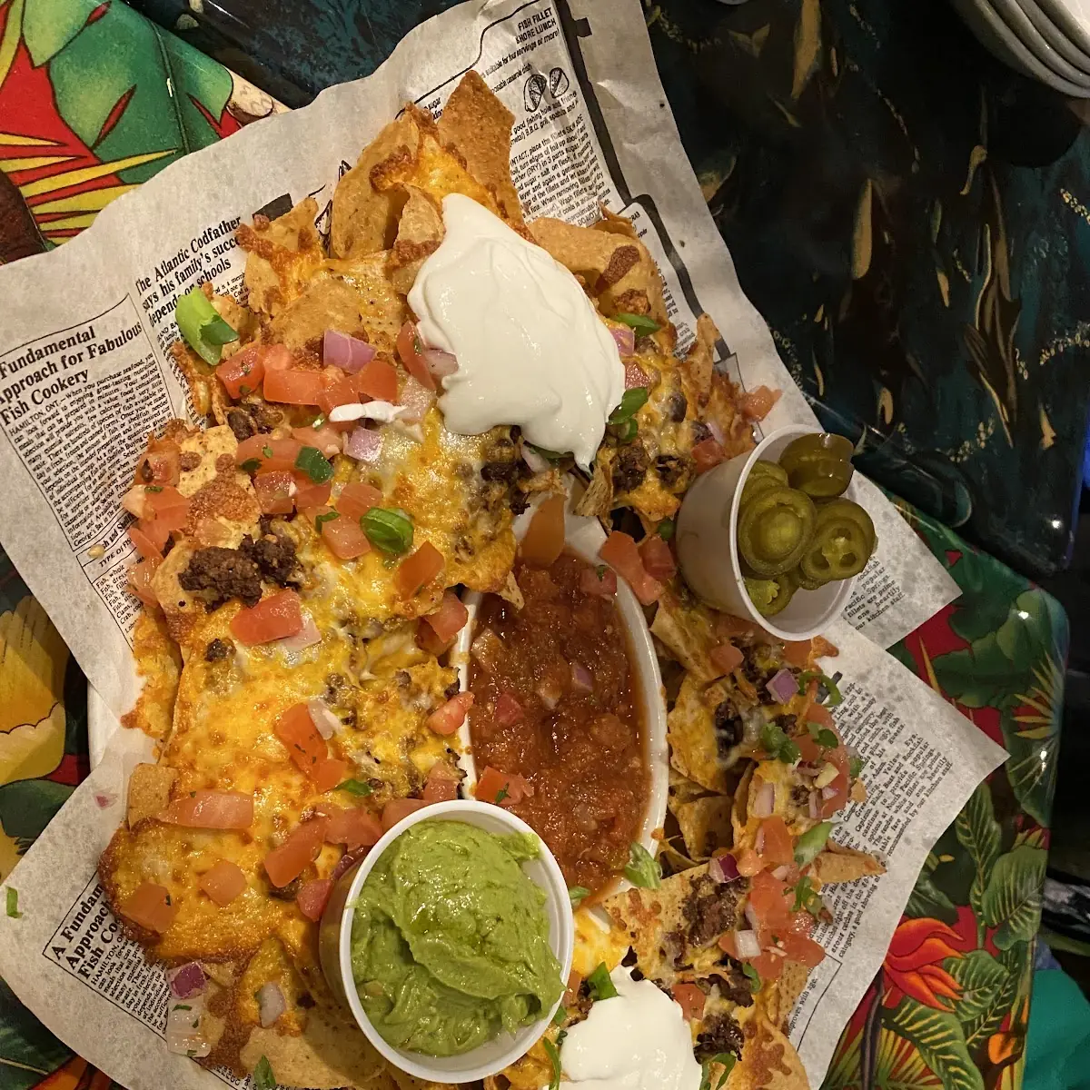 Beef Lava Nachos, Rainforest Cafe Niagara Falls Canada