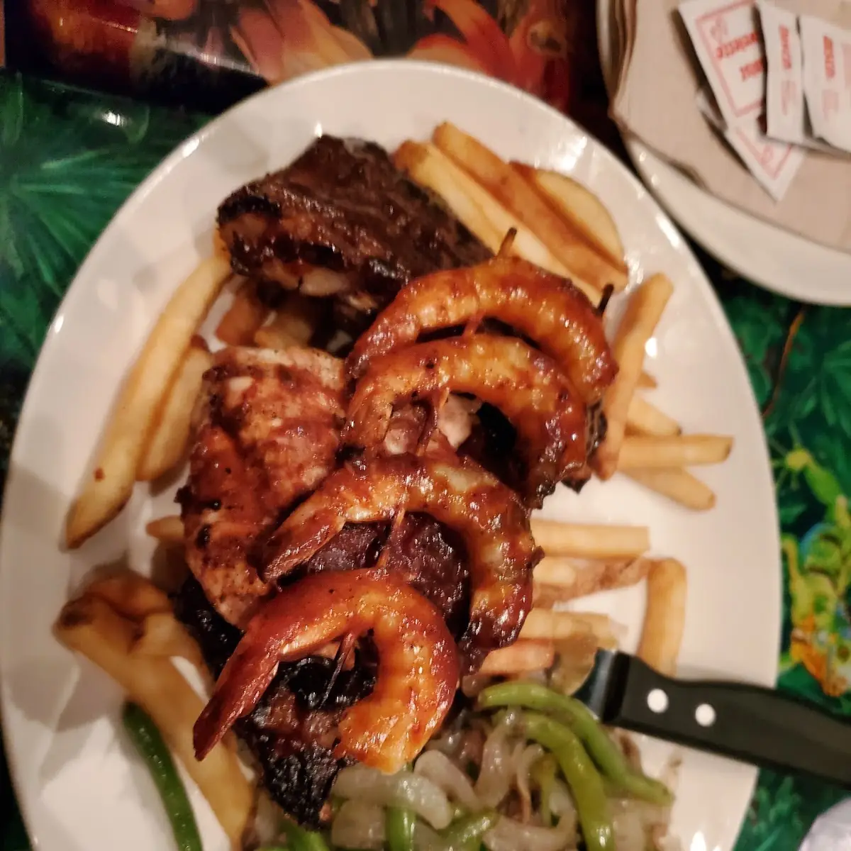Jungle Steak and Shrimp, Rainforest Cafe Niagara Falls Canada