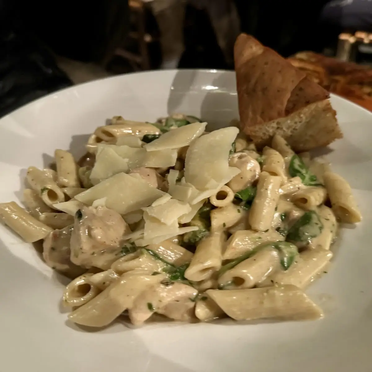 Rasta Pasta Chicken, Rainforest Cafe Niagara Falls Canada