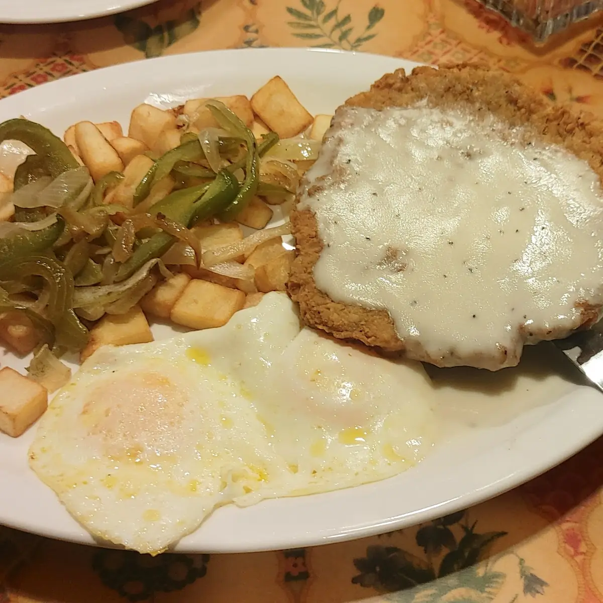 Country Fried Steak & Eggs