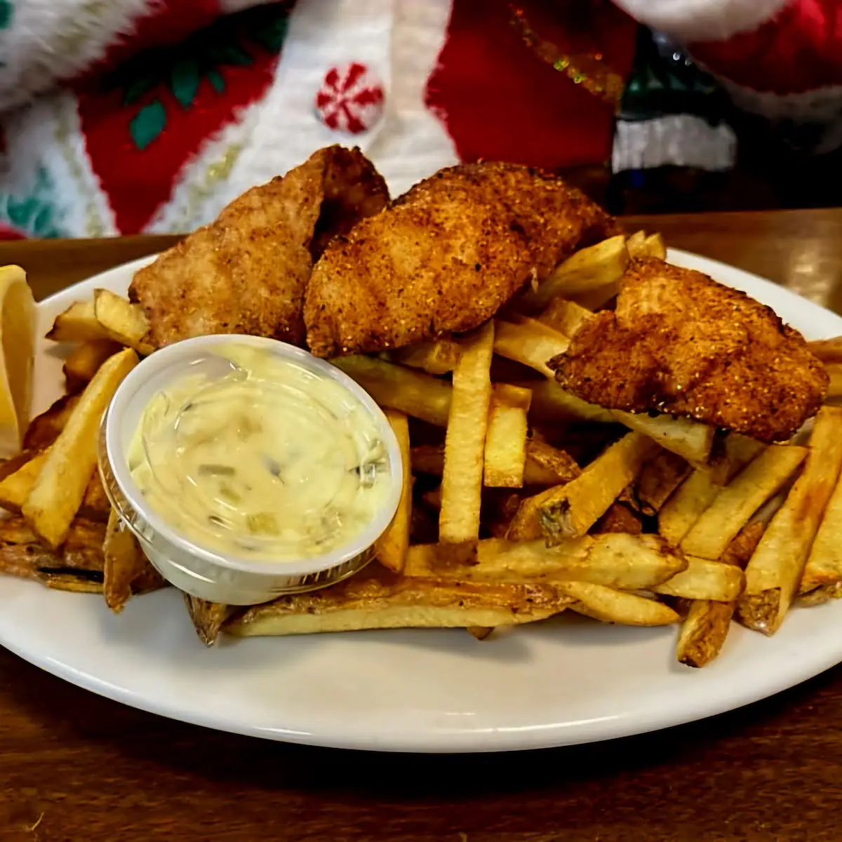 Hand Breaded Fish and Fresh Cut Fries