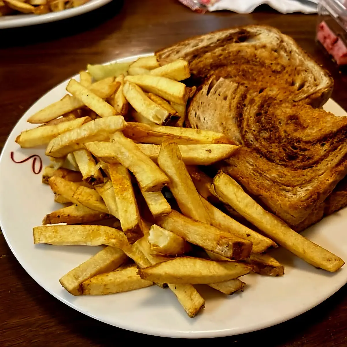 Patty Melt Burger and Hand-Cut Fries