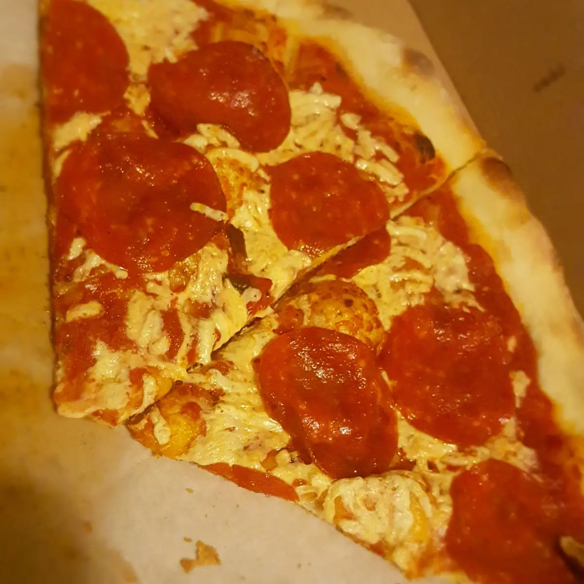 Vegan Cheese and Pepperoni Pizza