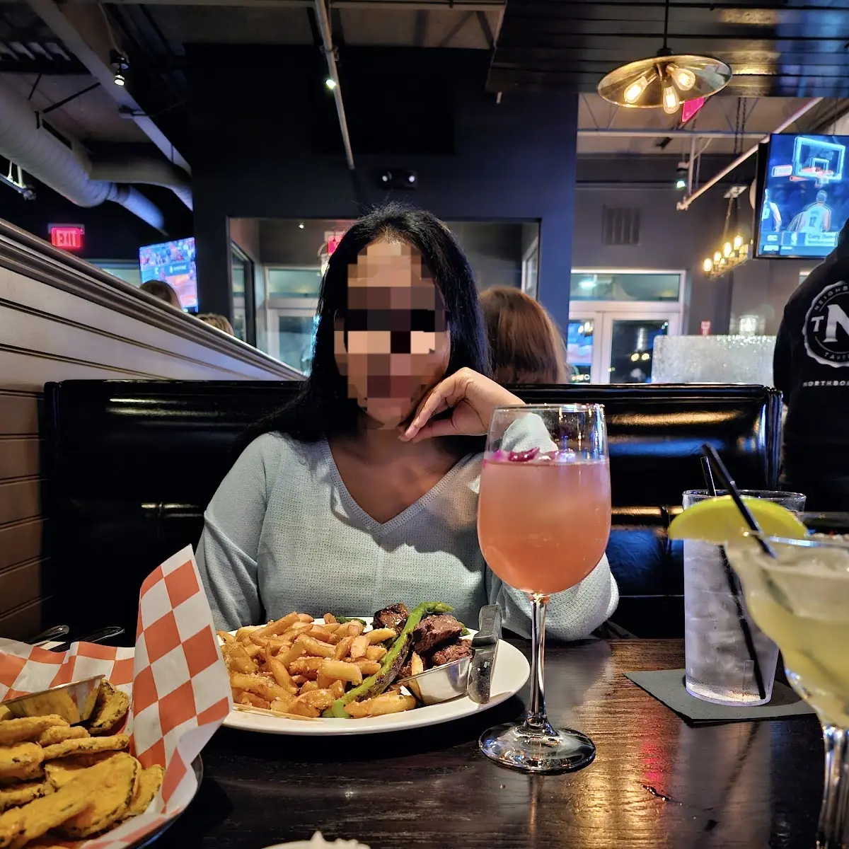 Fried Pickles Steak Tips Street Tacos