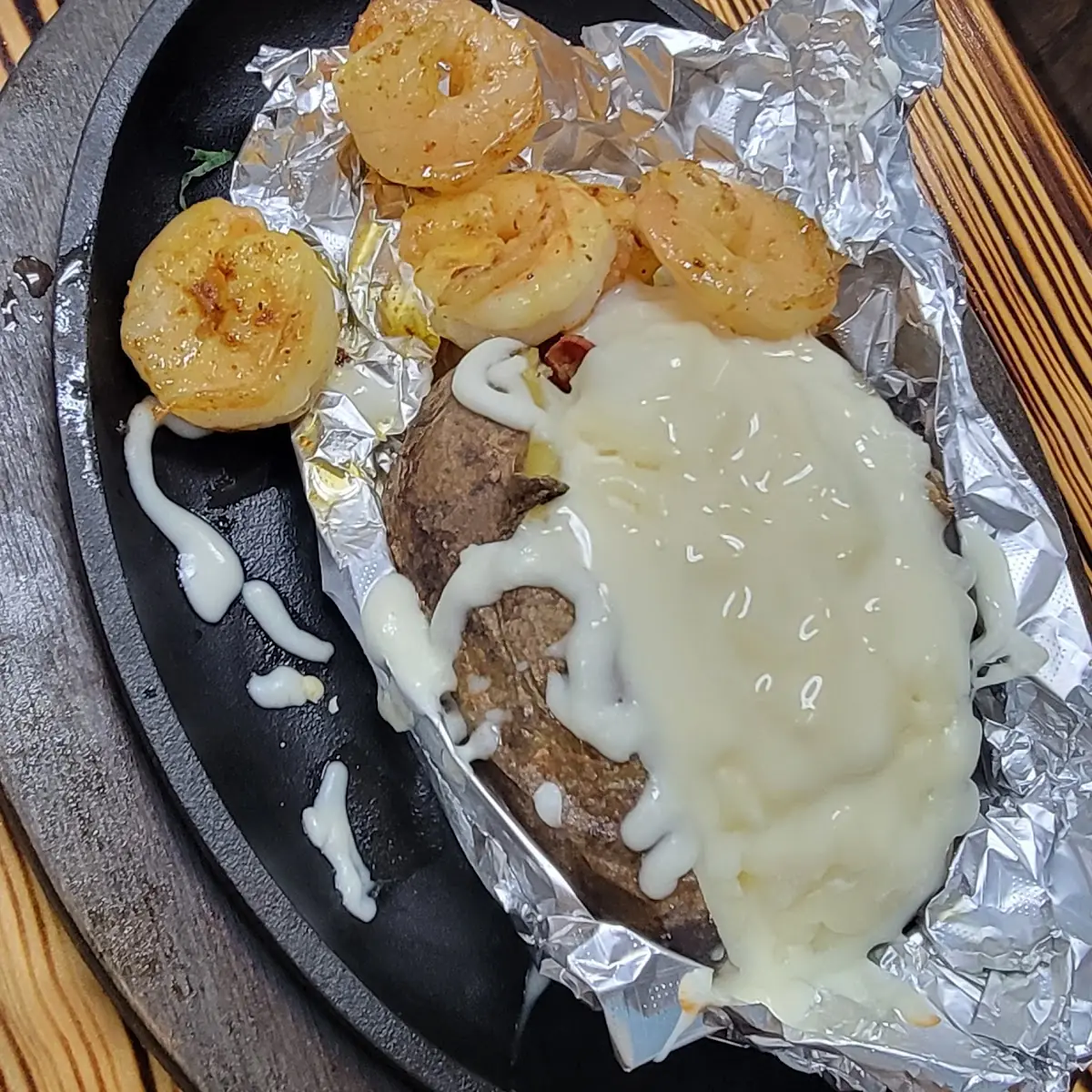 Baked Potato Shrimp