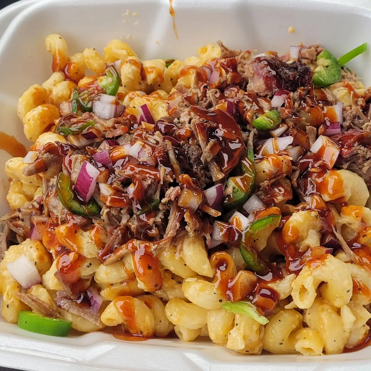 Brisket Loaded Mac and Cheese