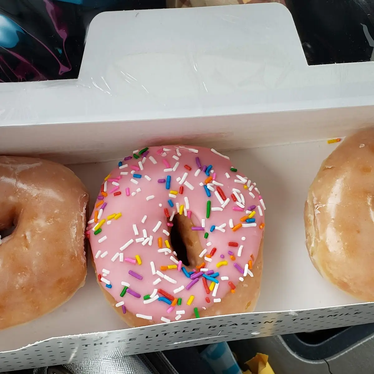 Strawberries Glazed Sprinkle Donut