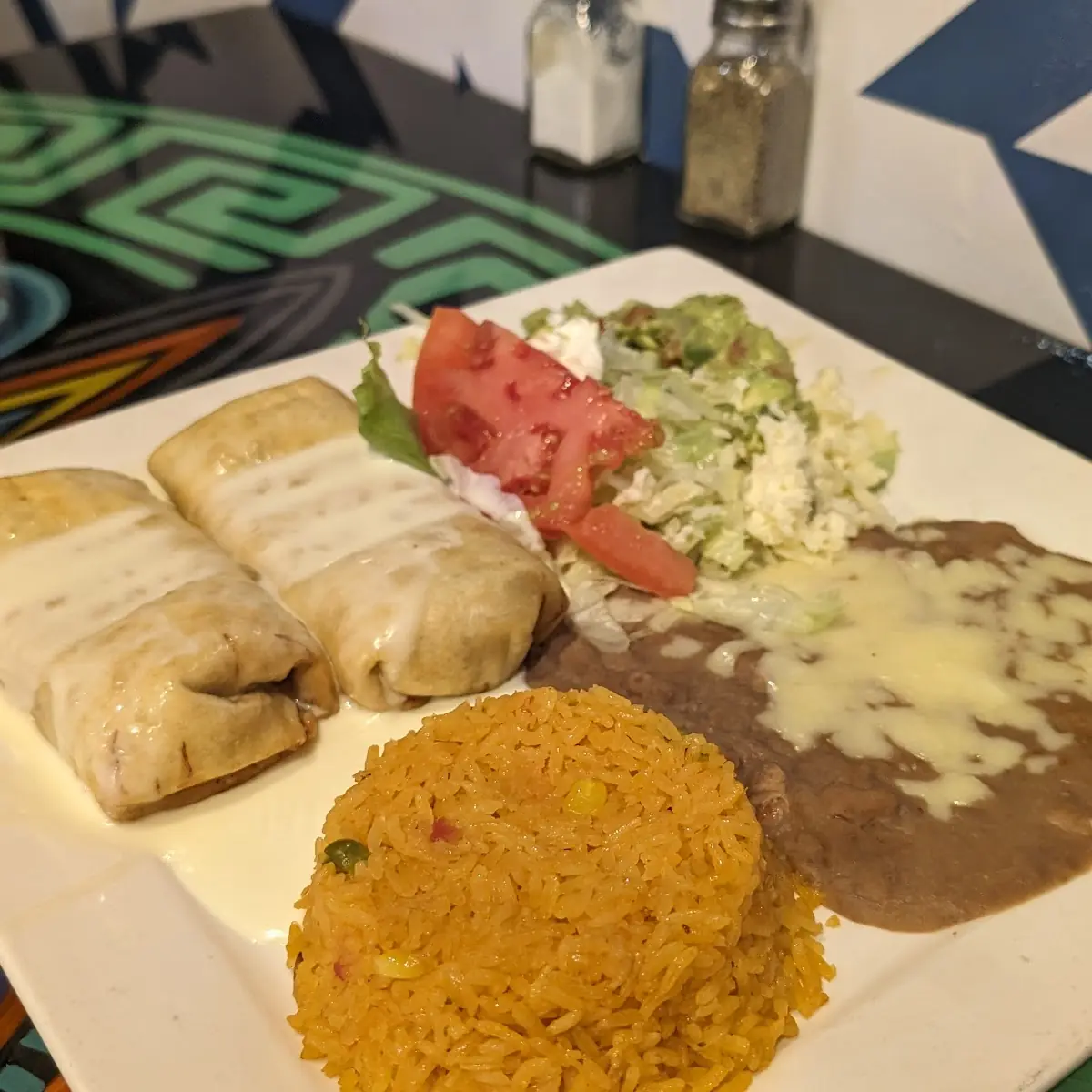 Chimichanga Dinner