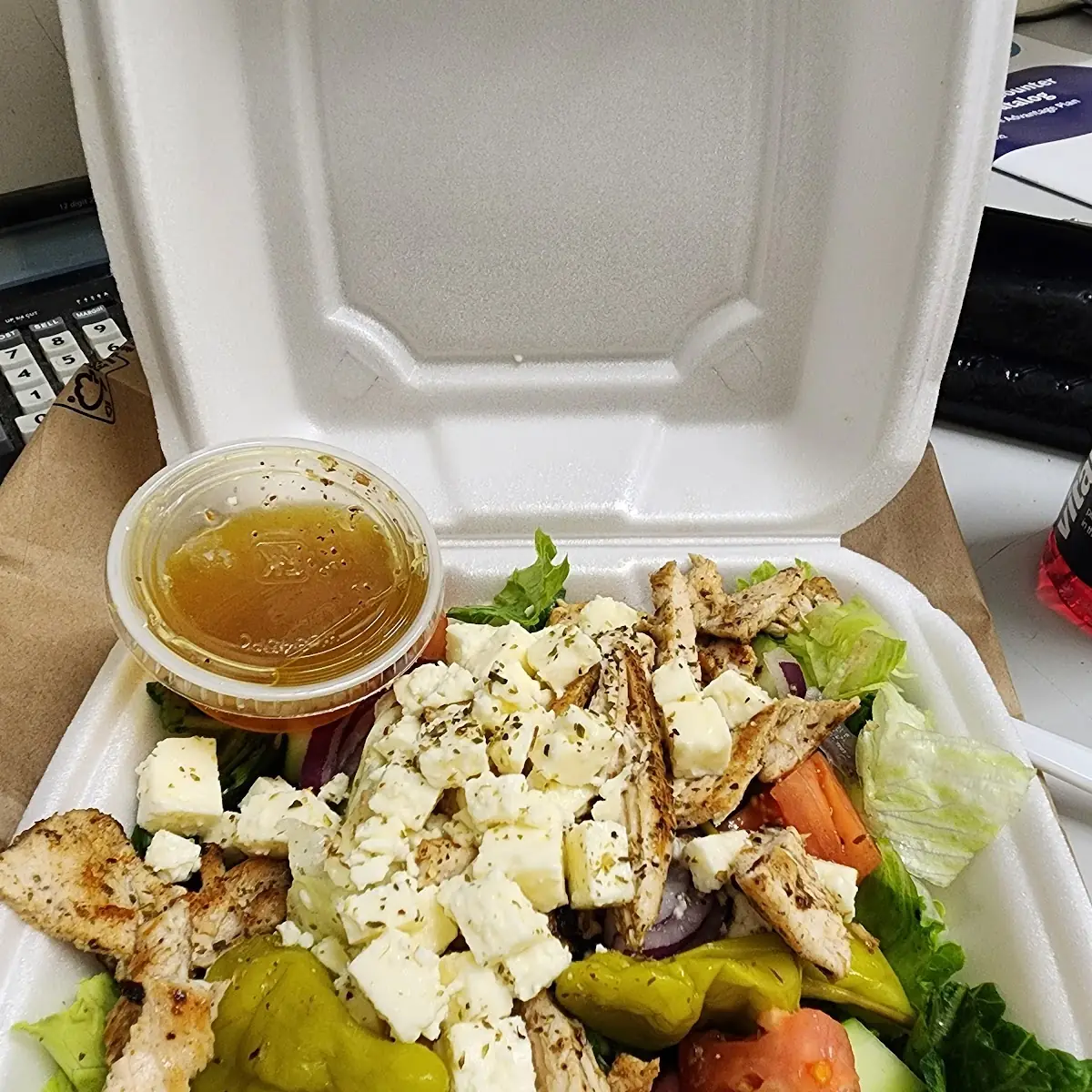 Greek Salad with Chicken