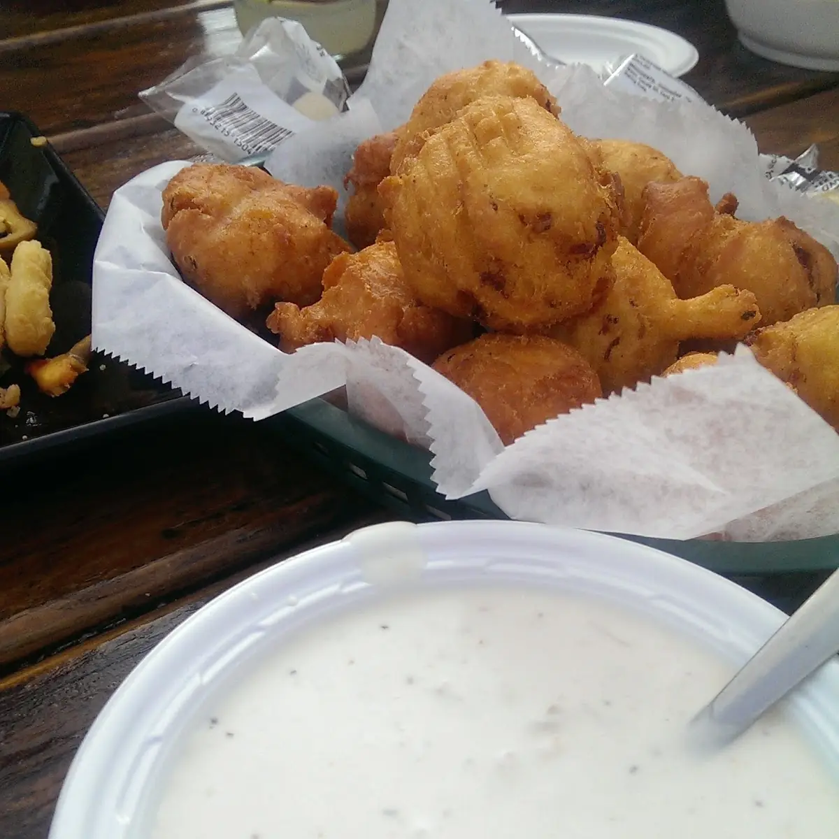 Clam Cakes and Clam Chowder