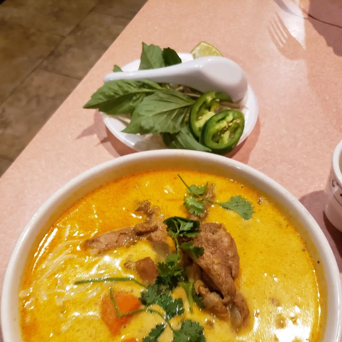 Curry Chicken w Noodle Soup