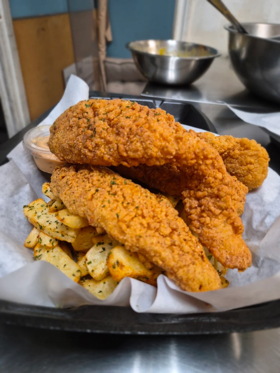 Combination Fried Fish Chicken & Shrimp