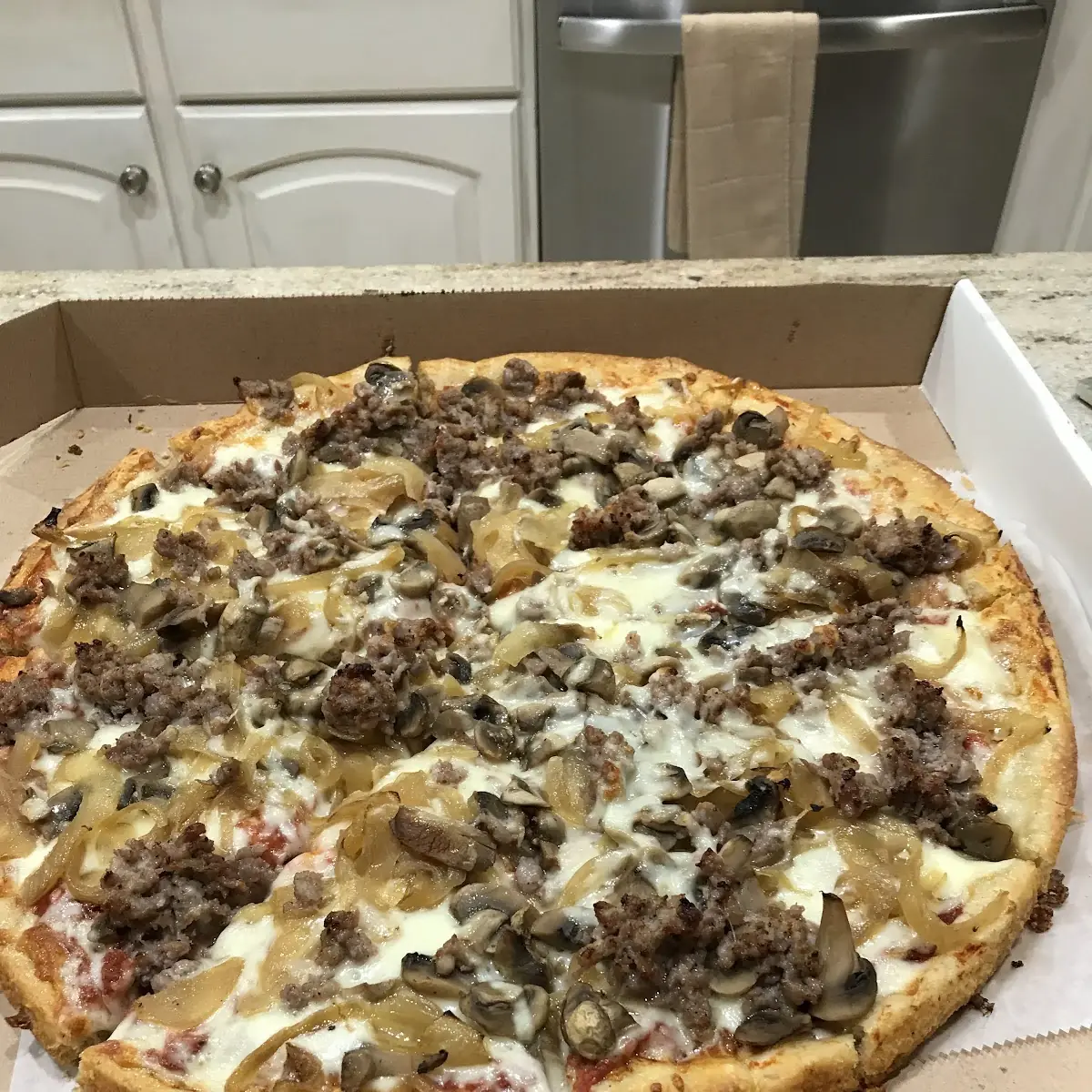 Cheese Steak Pizza