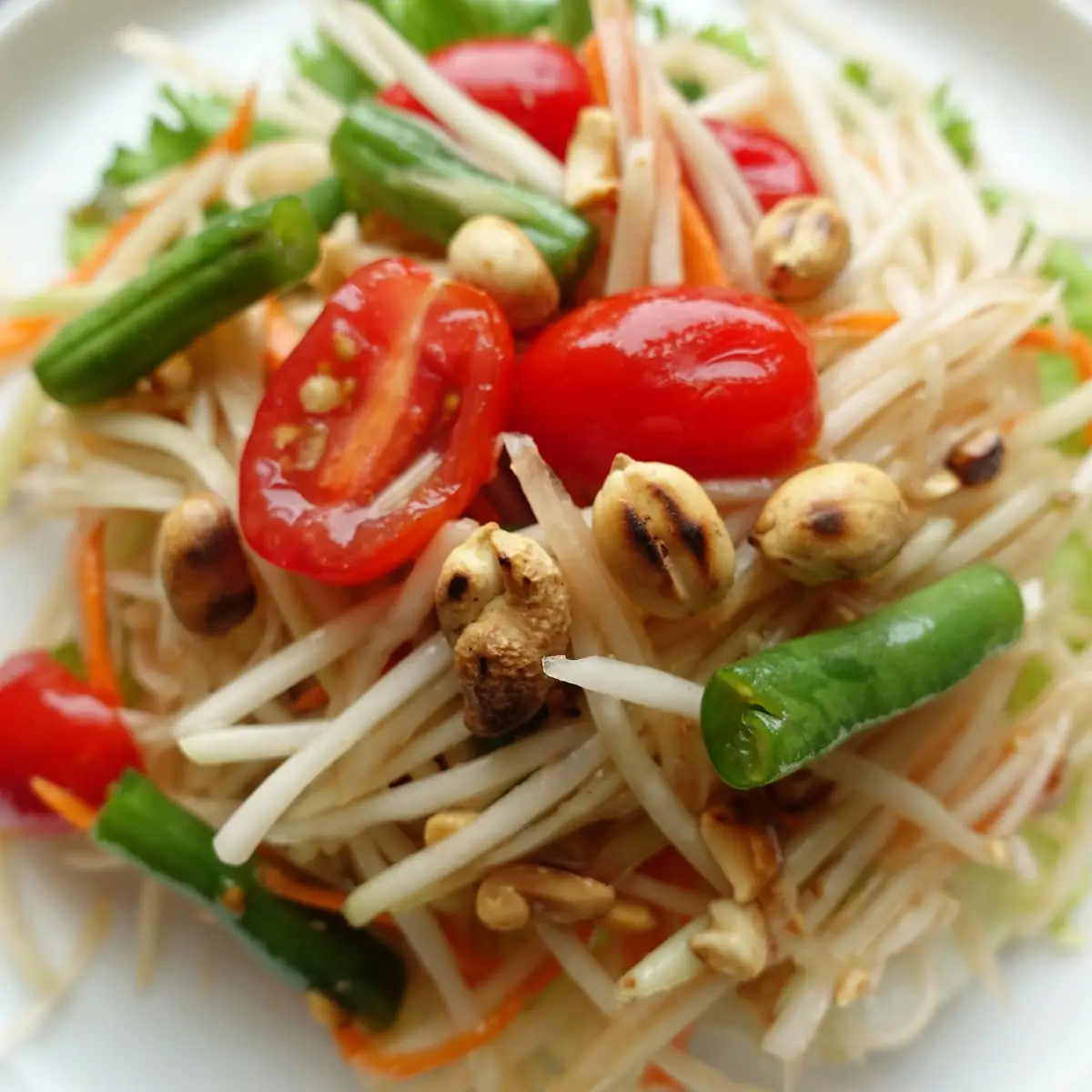 papaya salad ส้มตำ