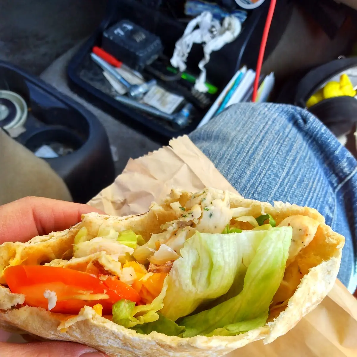 Chicken Fajita Pita